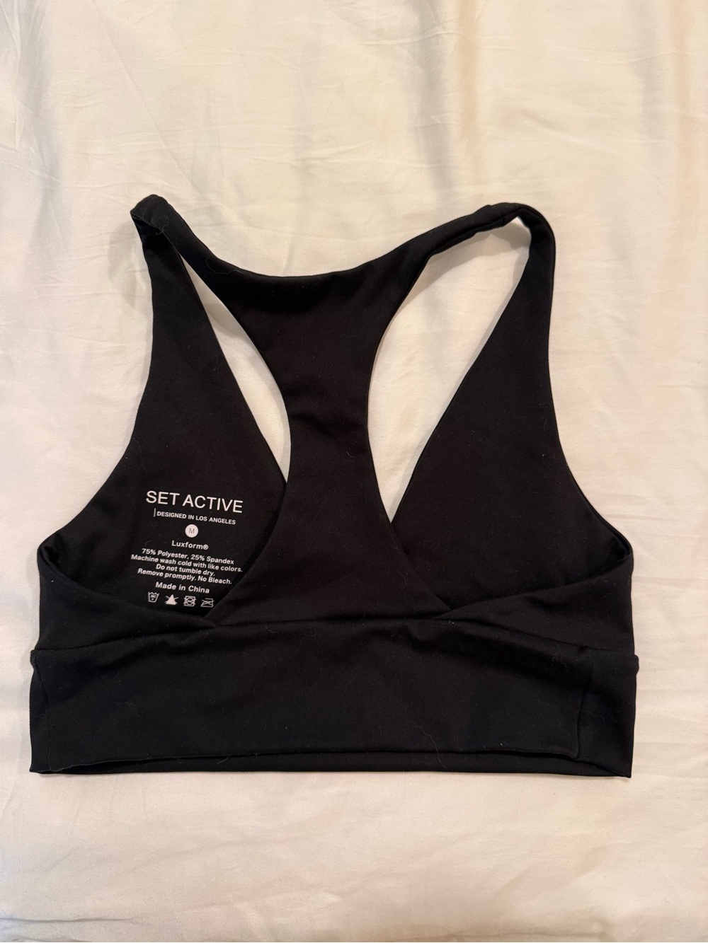 Set Active Racerback Sports Bra - Picture 2 of 3